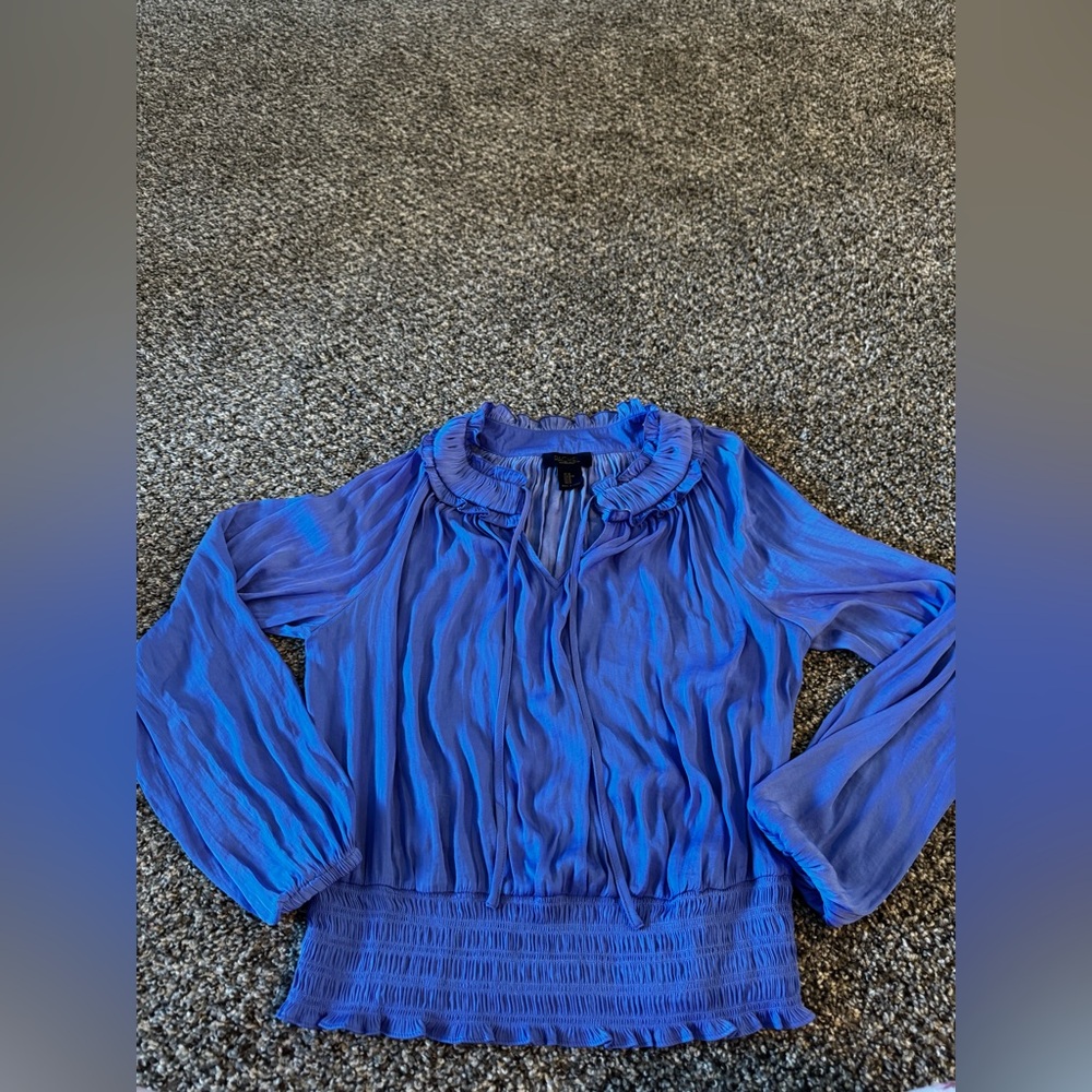 RACHEL Rachel Roy Vibrant Blue Blouse